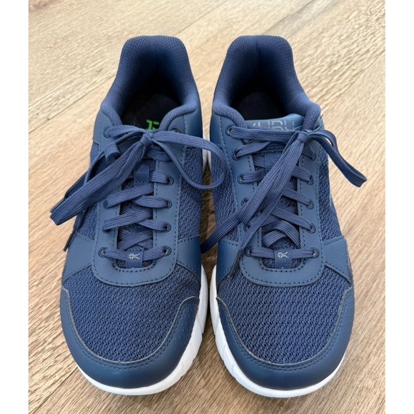 New Men's Kuru Size 10.5 W Navy White Quantum 2 Pain Relief Sneakers - Picture 2 of 5